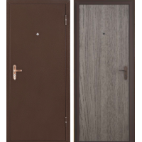 Дверь входная металлическая Промет ПРОЛАЙТ Медный антик - Дуб сонома